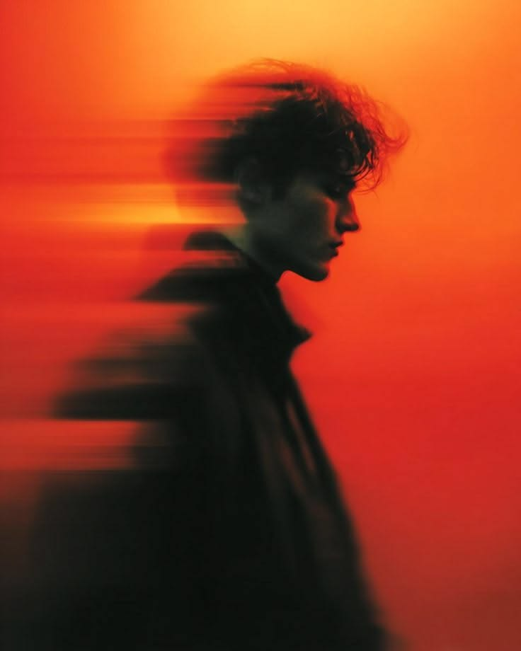 A portrait rendered as an ad variant